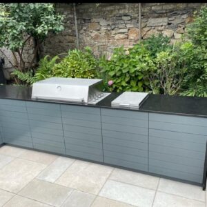 Outdoor Kitchen Worktop – Honed Black Granite