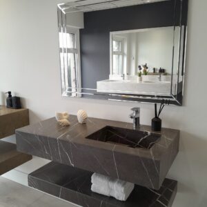 Bathroom Vanity Unit - Pietra Grey Natural Stone