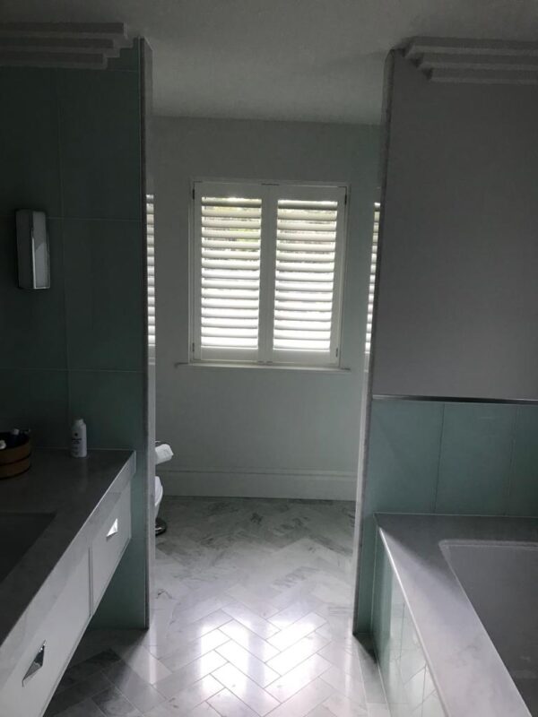Bespoke Stone Bathroom Vanity Unit - Bianco Carrera Marble Project 2 (b)
